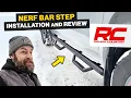 Nissan Frontier Rough Country Complete Nerf Bar Step Installation and Review