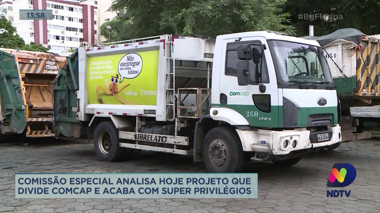 Comissão Especial analisa hoje projeto que divide Comcap e acaba com super privilégios