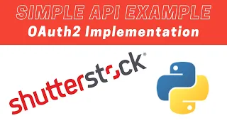 Shutter Stock Simple OAuth API Example python requests-oauthlib