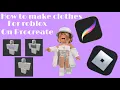 How To Make A Tank Top or Other Clothes For Roblox In Procreate on MOBILE