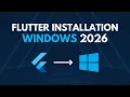 Install Flutter on Windows in 2026 Setup VS Code for Flutter Complete Setup