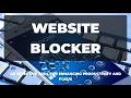 Website Blocker Using Python An Effective Tool for Enhancing Productivity and Focus