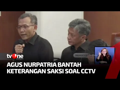 Agus Nurpatria Bantah Keterangan Saksi di Persidangan