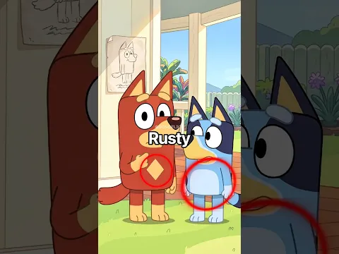 What if Rusty was supposed to be the star of Bluey? #shorts #bluey