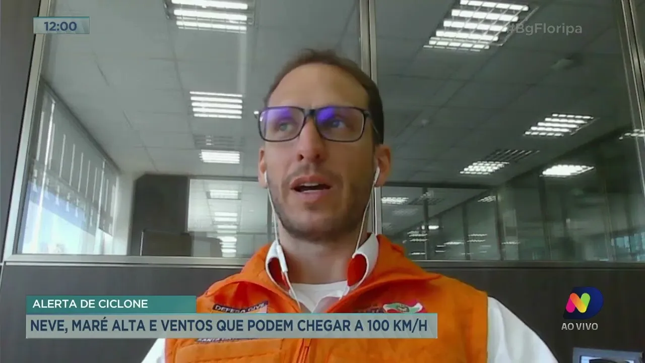 Alerta de ciclone: neve, maré alta e ventos que podem chegar a 100 km/h