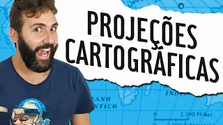 PROJEÇÕES CARTOGRÁFICAS (CARTOGRAFIA) - MAPA DE MERCATOR, PETERS, TIPOS DE PROJEÇÕES, DISTORÇÕES