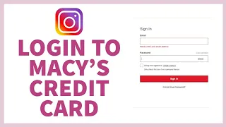 How to Login Macy s Credit Card Sign In Macy s Credit Card Online