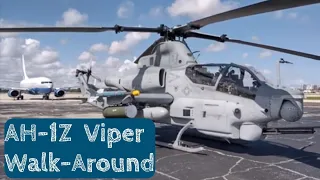 bell ah 1z viper helicopter walk around