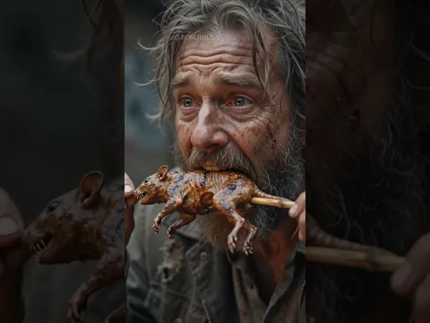 He was eating a RAT until Jesus did THIS! 😭🙏