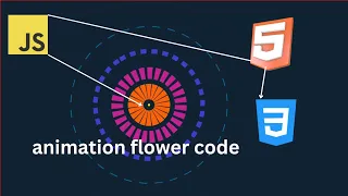 flower animation code for html full step - by