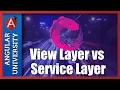 Angular RxJs - Separating The View and The Service Layer With An Observable based API