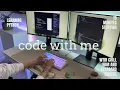 code with me python study session with chill edm and keyboard sounds