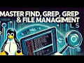 Linux Basics Find Grep and File Management Commands Explained