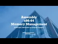 23 Assembly x86 64 Memory Management