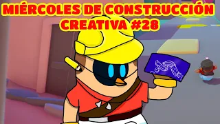 #28 ARABIA y SUPER MARIO en FALL GUYS!! - Miércoles de Construcción Creativa Fall Guys