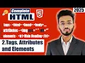 HTML Tags Attributes Elements Explained HTML Tutorial for Beginners HTML Full Course