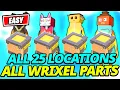 How to EASILY Collect ALL Wrixel Parts LOCATIONS Enter ALL Cheat Codes in Fortnite FULL GUIDE