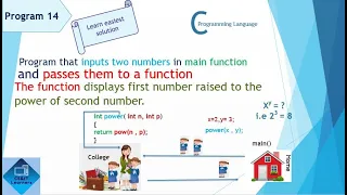 Find power of a number using function in C Language Computer Science