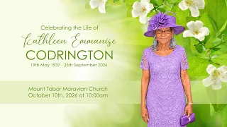 Celebrating The Life of Kathleen Emmanise Codrington