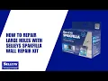 How to repair large holes in interior walls with Selleys Spakfilla Wall Repair Kit