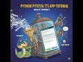 How to create a Text To Voice Application in Python