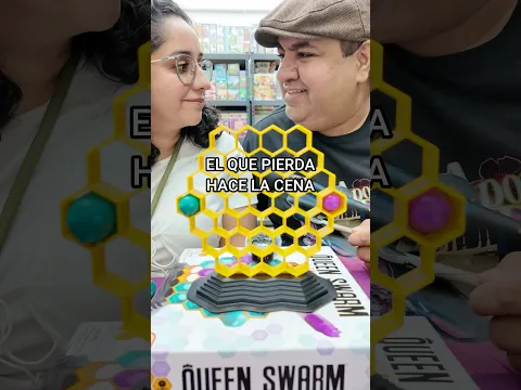 Jugamos Queen Swarm! quien pondrá más polen? #juegosdemesa #boardgames #fun #shorts