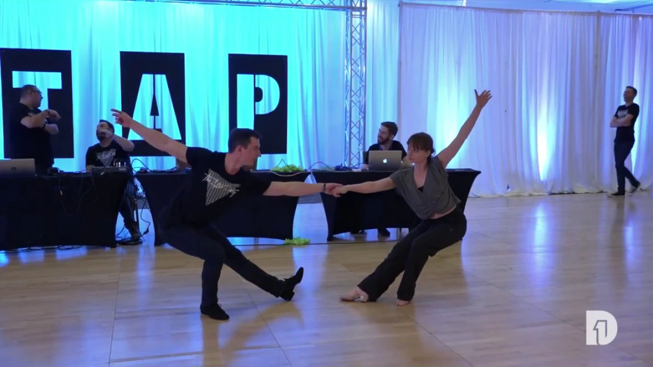 TAP DJ Battle Strictly Semi Final Semion Ovsiannikov & Chantelle Pianetta