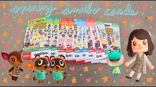 Opening Animal Crossing Amiibo Cards Series 1 5 Kelli Maple