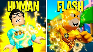 Download HUMAN To GOLDEN FLASH! (Roblox) MP3
