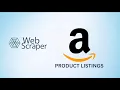 How to Scrape Amazon Product Listings - Web Scraper Sitemap Wizard Tutorial