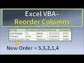 Excel VBA Reorder Columns