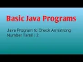 Armstrong Number in Java Tamil How to check given number is Armstrong number Java Programming