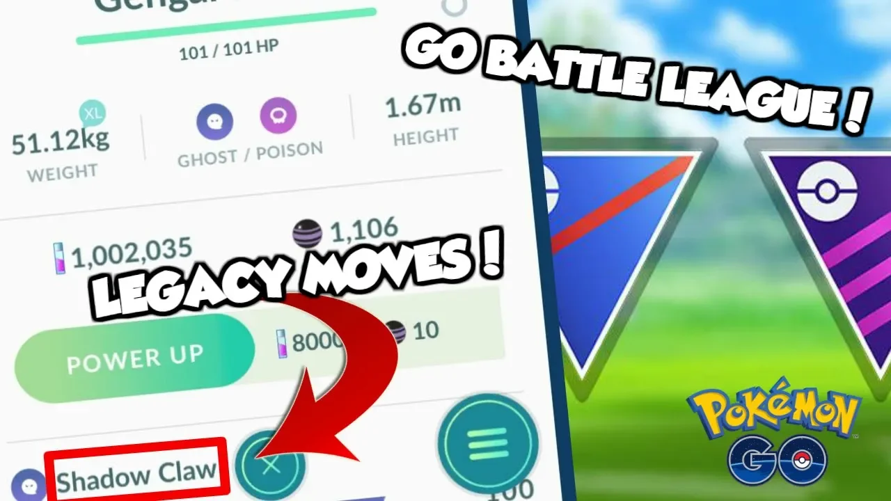 LEGACY MOVES RETURN GO BATTLE LEAGUE NEW ATTACKS MASSIVE UPDATE POKEMON GO