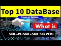 Top 10 Programming Data Base What is SQL Future Career and Resources List of All Database