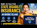 How to file for state disability insurance in Rhode Island
