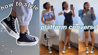 how to style converse 8 outfit ideas for platform converse