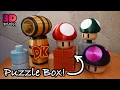 MORE Print-in-Place 3D printed Puzzle Boxes