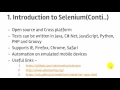 Lecture 1 Introduction to Selenium Webdriver