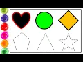 learn 2d shapes for kids shapes drawing shapes coloring pages toddler learning