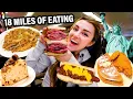 Everything I Ate Walking from the top of Manhattan to the Bottom Karissa Eats the Streets Ep 1