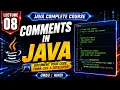 Comments in Java Java Complete Course Lecture 08 Urdu Hindi