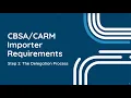 CARM - Step 2 Delegation Process