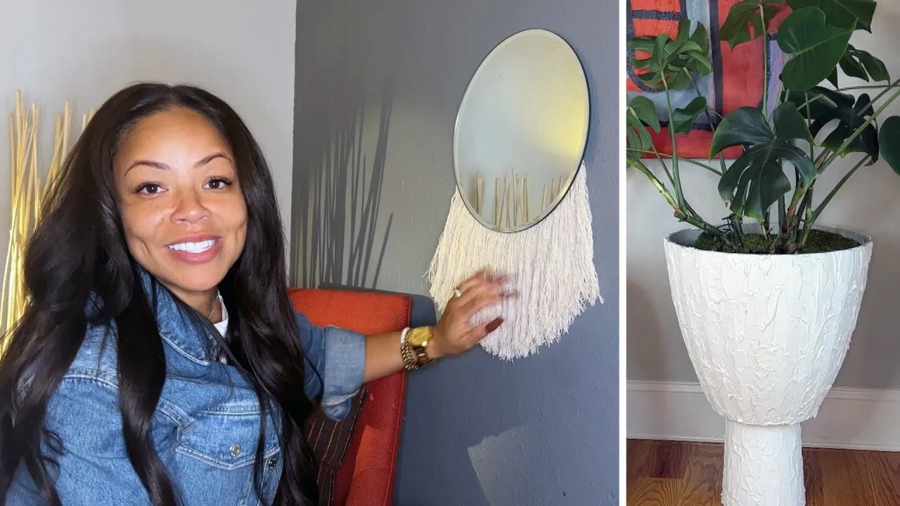 Chic DIY Ideas to "Level Up" Mirror, Planter + Vase