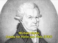 Michael Haydn - Sonata for Violin and Viola in C (1783)