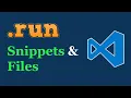 Run Code Snippets or Files Inside VS Code