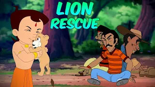 chhota bheem saving a trapped cub from greedy hunters cartoons for kids fun kids videos