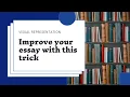 Visually Represent Your Essay Improve its Structure