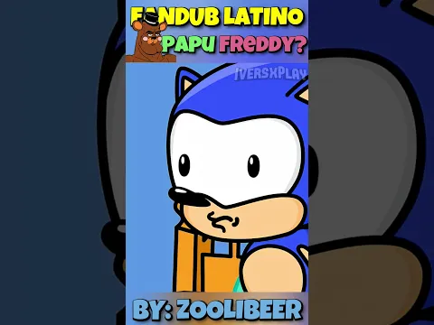 SONIC le TIENE MIEDO a Freddy Fazbear 🥶 #sonic #rosesonic #fandub #animation #funny #memes