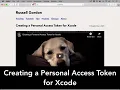 Creating a Personal Access Token for Xcode