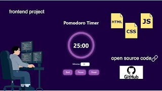 Build a Stunning Pomodoro Timer with HTML CSS JavaScript